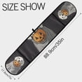thumbnail image 3 of Yayeee Double Oven Mitt Kitchen Heat Resistant Baking 35" x7" Quilted Glove, White Halloween Dog, 3 of 6
