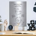 thumbnail image 6 of Luxe Metal Art 'Barbeque Kettle Blueprint Patent White' Acrylic Glass Wall Art, 12"x16", 6 of 9