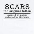 thumbnail image 2 of CafePress - Scars Original Tattoo Dirt Bike Motocross Funny Bo - Baby Light Bodysuit, Size Newborn - 24 Months, 2 of 4