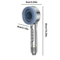 High Pressure 4Speed Handheld Shower Powerful Booster Shower Heads