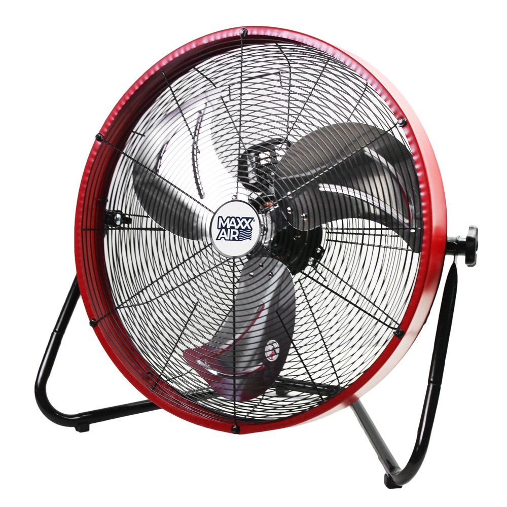 Maxx Air 20 in. 3Speed Tilting High Velocity Floor Fan with Steel