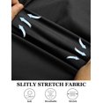 thumbnail image 5 of COOFANDY Men's Short Sleeve Button Down Shirt Muscle Fit Mandarin Collar Shirts Business Casual Outfits, 5 of 6
