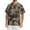 Coffee_001, variant on Domuza Mens Scrubs Top Plus Size Short Sleeve V-Neck Work Uniform Camo Print Stretch T Shirts Soft Comfort Nurse Tops with Pockets Camel L