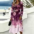 thumbnail image 5 of Womens Summer Casual Midi Maxi Dresses Plus Size Flowy Casual V Neck Wrap Dress Elegant Formal Floral a Line Dress, 5 of 5
