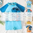 thumbnail image 4 of JUMEYU Toddler Floatation Swimsuit Boys One Piece Float Suit with Built-in Floats UPF 50+ Floating Bathing Suit 2T 3T (Light Blue,2-3 Years), 4 of 7