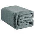 thumbnail image 1 of Luxurious Millano Soft Light Green Faux Fur Throw, 1 of 1