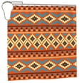 thumbnail image 3 of Retro Tribe Aztec Geometry Pattern Shower Curtain with 12 Hooks, Waterproof Bath Curtains for Bathroom Decorations, 72 x 72 inches, 3 of 6