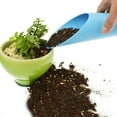 Black Bonsai Soil Scoops Potting Scoopers Bucket Shovel Potting
