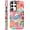 Pink Sea Life hibiscus Collage, variant on Summer Case for Samsung Galaxy S22 Ultra 5G 6.8'' Beach Turtles Collage | Aesthetic Vacation Sea Shell Art Phone Cases Protective Scratch Resistant Hybrid 2-Layer Hard Cover for Girl Women Men