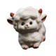 thumbnail image 5 of Figura En Miniatura, Regalo Para Amantes Del Té, Estatua De Oveja De Arcilla Morada Para Mascota De pie, 5 of 9