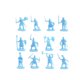 thumbnail image 1 of Vogacara Paquete de 100 niños de 4 a 6 años de edad modelo de simulación decoración de escritorio montaje regalo de cumpleaños sala Kits de construcción modelo Azul, 1 of 6