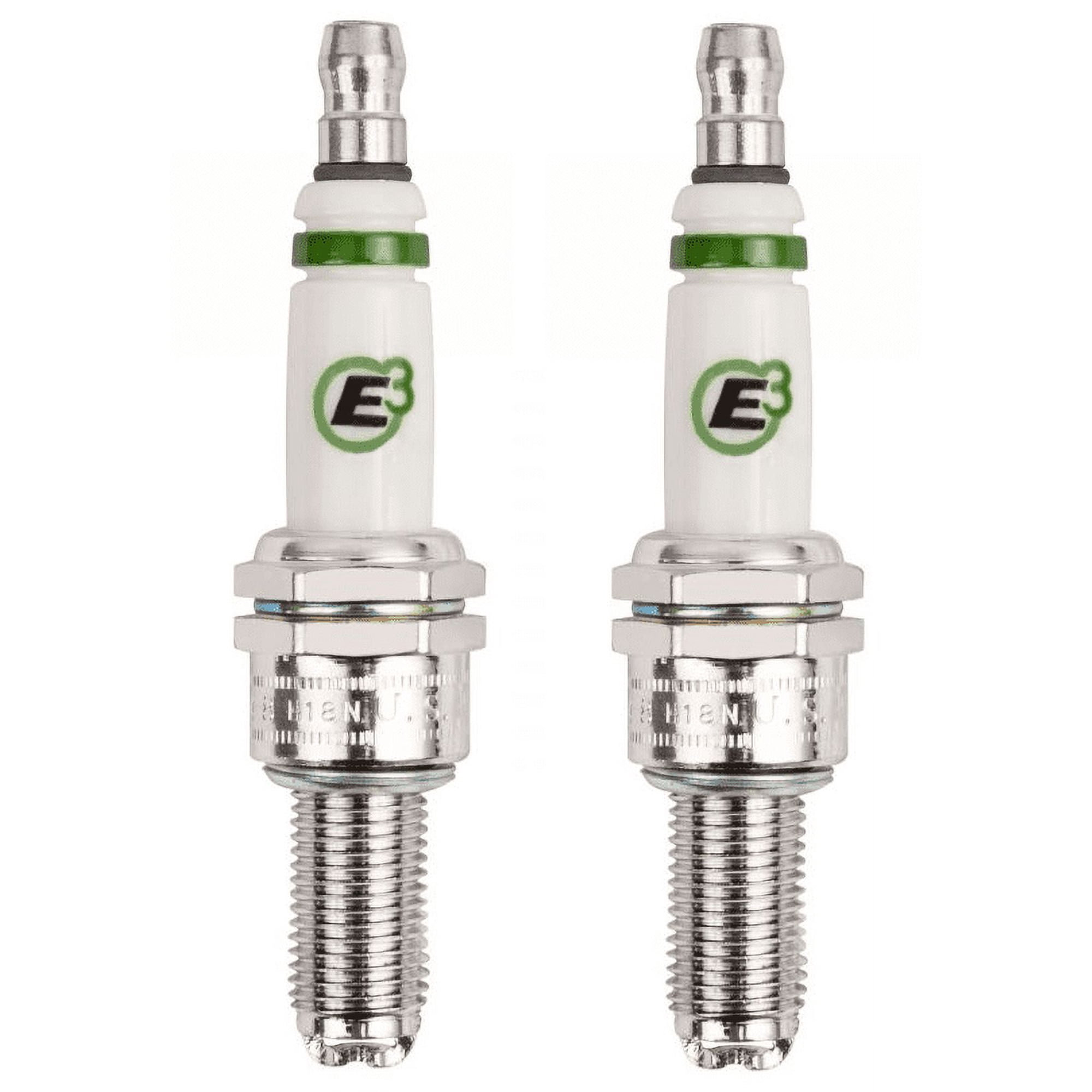 E3 DiamondFire Powersport Spark Plug 10mm .75" Gasket Seat for ATV/UTV - 2 PACK!