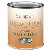 Valspar Medallion 100% Acrylic Paint & Primer Semi-Gloss Exterior House Paint, Pastel Base, 1 Qt.