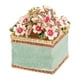 thumbnail image 1 of Caja de baratijas pintada a mano, caja de almacenamiento de tesoros, escultura, regalos decorativos, decoración Azul, 1 of 9