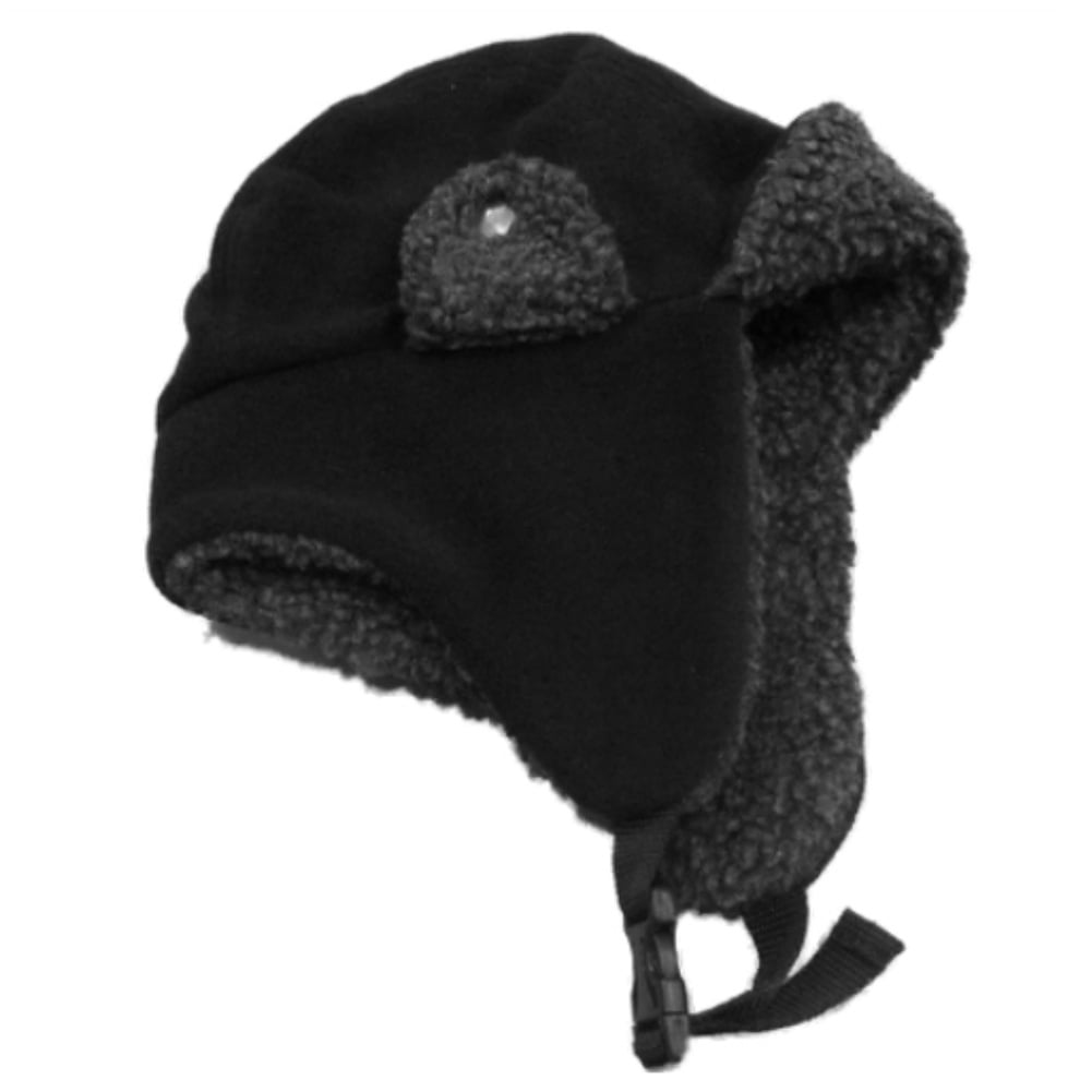 boys black trapper hat
