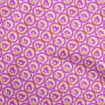 thumbnail image 1 of oneOone Polyester Spandex Fuschia Pink Fabric Asian Block Sewing Material Print Fabric By The Yard 56 Inch Wide, 1 of 4