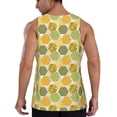 thumbnail image 3 of Fotbe Bee honey Pattern Men's Quick Dry Workout Tank Top Gym Muscle Tee Fitness Bodybuilding Sleeveless T Shirt Breathable Workout Shirt-Small, 3 of 9