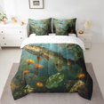 thumbnail image 2 of YST 7Pcs Hunting and Fishing Pattern Comforter Set, Full Size Bed in a Bag (1 Comforter, 1 Flat Sheet, 1 Fitted Sheet, 2 Pillowcases, 2 Throw Pillow Covers), 2 of 5
