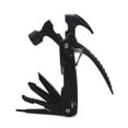 thumbnail image 2 of Arcticwind 12-in-1 Multi-Function Survival Hammer – Stainless Steel Claw Hammer, Outdoor Camping Tool w/ Tent Peg Puller, Car Emergency Window Breaker, DIY Compact Tactical Gear for Hiking, Black, 2 of 7