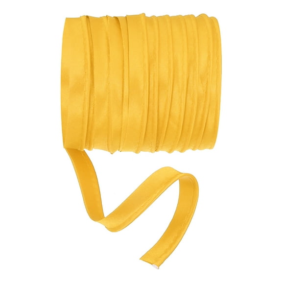 Uxcell Piping Bias Tape, 5 Yards Piping Trim for Sewing - (Yellow)