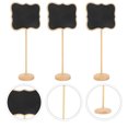 thumbnail image 3 of 10 Pcs Message Board Signs Chalkboard with Easel Stand Black, 3 of 8