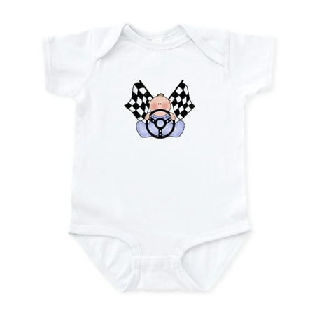 

CafePress - Lil Race Winner Baby Boy Infant Bodysuit - Baby Light Bodysuit Size Newborn - 24 Months