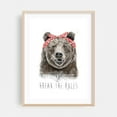 thumbnail image 2 of Break the rules - Illustration Humor Animal Quote Wildlife Modern Art Whimsical Unframed Wall Art Print 20 x 30 inches, 2 of 16