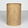 thumbnail image 2 of Viveous Vintage Rattan Lamp Shade for E27 and E14 Woven Drum Lampshade Replacement Light Shade Rustic Lampshade Decorative Lampshade, 2 of 10