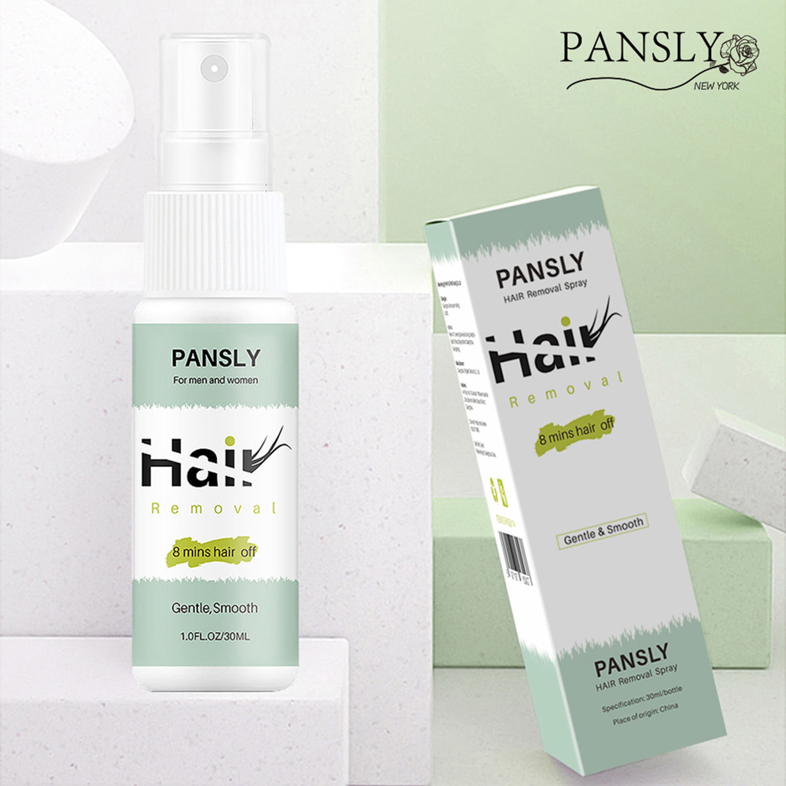 PANSLY 8 Minutes Hair Off 30ml Hair Removal Spray Legs Arms Gentle Hair  Remover 