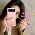 thumbnail image 6 of Stylish Girls Case for Galaxy Z Flip 4 Blush Palette Design, Trendy Woman Case for Samsung Galaxy Z Flip 4 Hinge Protection, Lovely Girly Glitter Powder Case for Z Flip 4 (Blush Palette), 6 of 8
