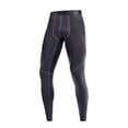 thumbnail image 4 of IWRICH Men's Thermal Compression Pants Lined Athletic Tights Leggings Sports Base Layer Bottoms for Cold Weather Grey L, 4 of 6