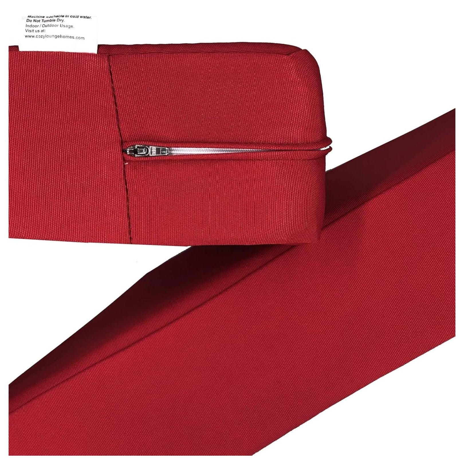 Indoor Outdoor Water High UV Resistant Patio Chair Cushion Cover (Lava Red, 22"x20"x4" (4 Covers))