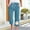 Light Blue womens pants, variant on up to 60% off Gifts Usmixi Womens Drawstring Elastic Waist Trousers Plus Size Loose Straight 3/4 Pants Casual Cotton Linen Daisy Print Capris Pants with Pockets Khaki l