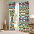 thumbnail image 3 of Manfei Tribal Aztec Black Out Curtains for Adult, Vintage Bohemian Style Curtains Pack of 2 (42x63 Each), Hippie Geometric Bedroom Curtains, Curtains and Drapes Bedroom Decor, 3 of 6