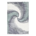 thumbnail image 3 of Unique Loom Soft Touch Shag Collection Area Rug - Selin (6' 1" x 9' Rectangle Sage Green/Gray), 3 of 7