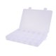 thumbnail image 1 of Caja de plástico con 24 compartimentos de ckepdyeh, contenedor para guardar joyas, cuentas y manualidades, 1 of 8