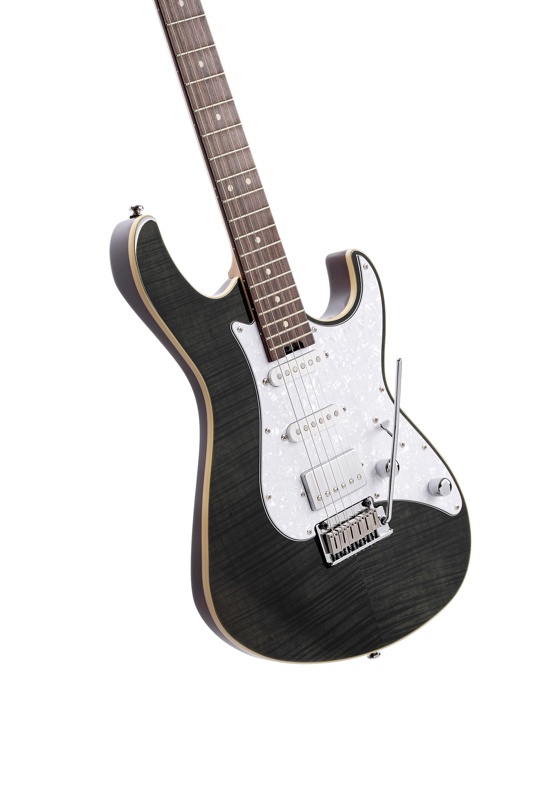 Cort G280SELECTTBK G Series Double Cutaway Electric Guitar - Trans Black