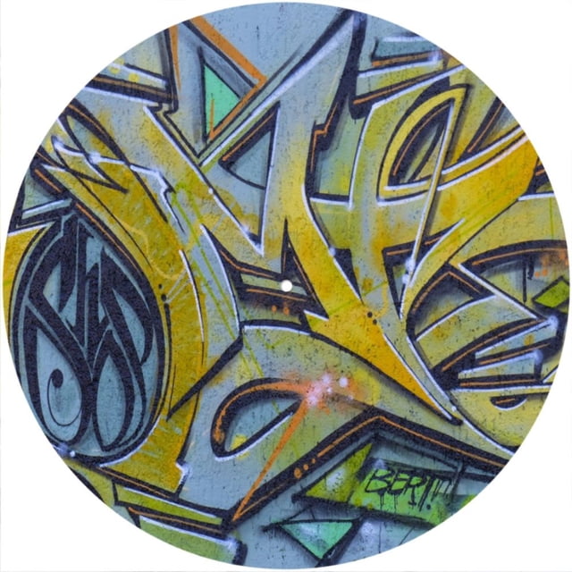 Slipmat Slip Mat Scratch Pad Felt pour n'Importe Quel 12" LP Vinyle Platine Tourne-Disque Graphique Personnalisé - Graffiti 4