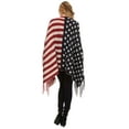thumbnail image 3 of YELETE Women's Poncho, Fashion 4th of July, One Size, 3 of 3