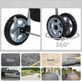 thumbnail image 6 of YRLLENSDAN Pet Stroller for Medium Small Dogs Cats, Foldable Dog Stroller Traveling Strollers with Storage Basket & Cup Holder Lightweight Pet Stroller 3Wheels, Black, 6 of 7