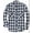 blue-white, variant on Men's Big & Tall Flannel Shirt Warm Oversized Long Sleeve Button Down Shirt Loose Fit Casual Plaid Shirt for Fall Winter