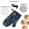 thumbnail image 3 of Honeii Mystical Underwater Coral Scene Pattern Oven Mitts and Pot Holders, Silicone Oven Gloves,500 F Heat Resistant Oven Mitts Sets, 4PCS, 3 of 6