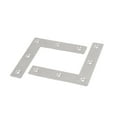 thumbnail image 2 of Uxcell 80mmx80mmx1.5mm L Shape Angle Bracket Corner Brace Flat Repair Plate 10pcs, 2 of 2