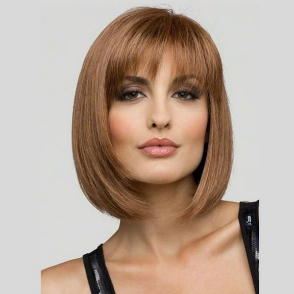 Weloille Wig European and American Fashion Wig Headband Short Hair Synthetic Fiber High-temperature Silk Hair
