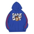 thumbnail image 2 of VBARHMQRT Mens Zip up Sweatshirt 2024 Male Football Fans Sports Sweatshirt Vintage Rugby Player Sports Retro Men Rugby Pullover Hoodie Tops, 2 of 3