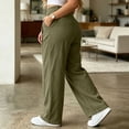 thumbnail image 5 of Posijego Women's Corduroy Pants High Waisted Wide Leg Pants Ladies Business Casual Dress Vintage Pants with Pockets, 5 of 7