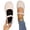 White, variant on KEVCHE Fashion Plus Size Round Toe Casual Shoes for Women, Barefoot Running Walking Slip On Sneakers, Zero Drop Sole Lightweight Breathable Minimalist House Shoes