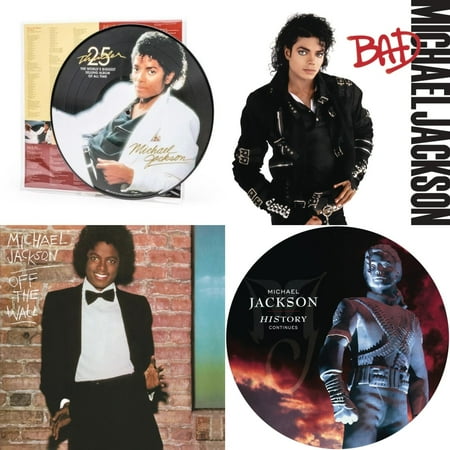 Thriller (Picture Disc) & Bad (140G/Gatefold) & Off The Wall (140G/Gatefold) & History: Continues (2LP/Picture Disc)