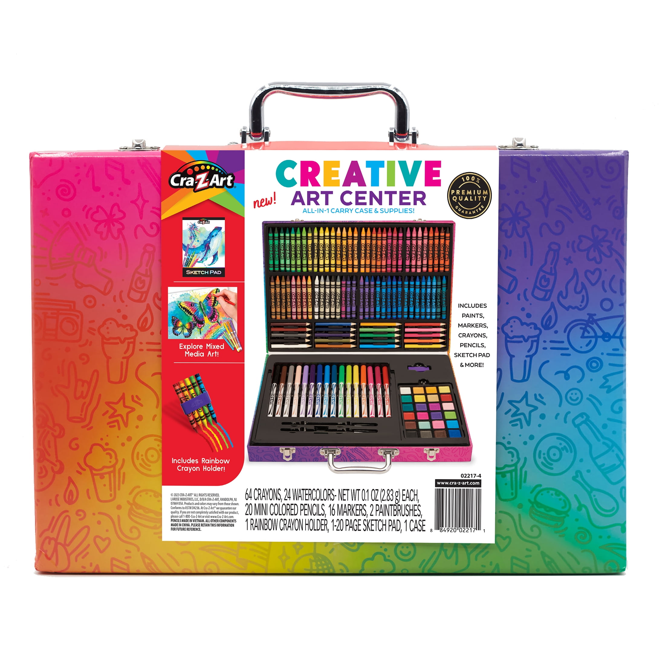Cra-Z-Art Creative Art Center Case, Drawing Set, Unisex Cra-Z-Art Creative Art Center Case, Drawing Set, Unisex