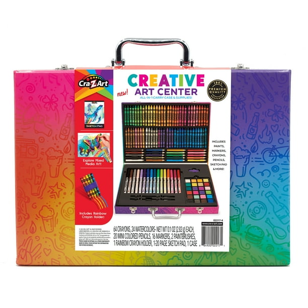 Cra-Z-Art Creative Art Center Case, Drawing Set, Unisex Child Ages